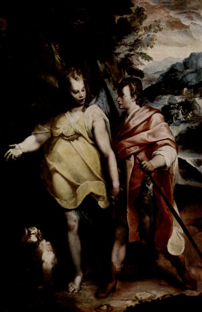 Tobias und der Engel von Raffaellino da Reggio